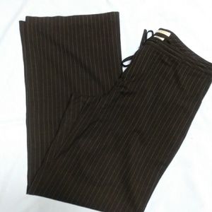 Old Navy striped work pants